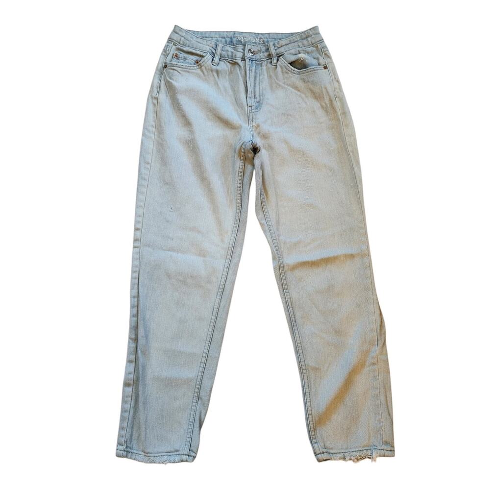 Wild Fable Womens High Rise Mom Jeans Size 2 Light Blue Tapered